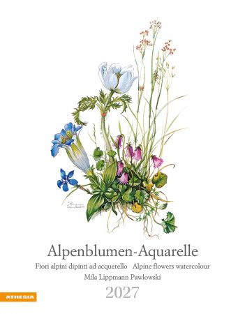 Alpenblumen-Aquarelle Kalender 2027 Alpenblumen-Aquarelle Kalender 2027